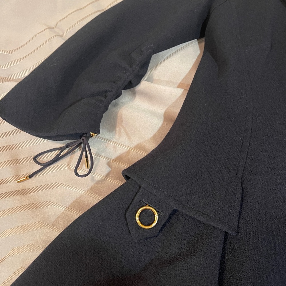 Christian Dior black coat maxi length size 34 dress-like 2016 - Picture 7 of 12